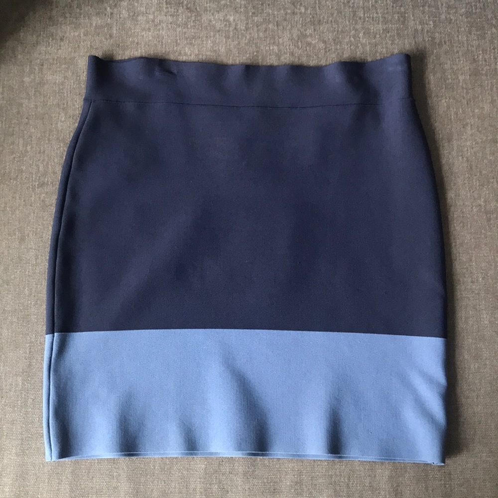 two tone skirt